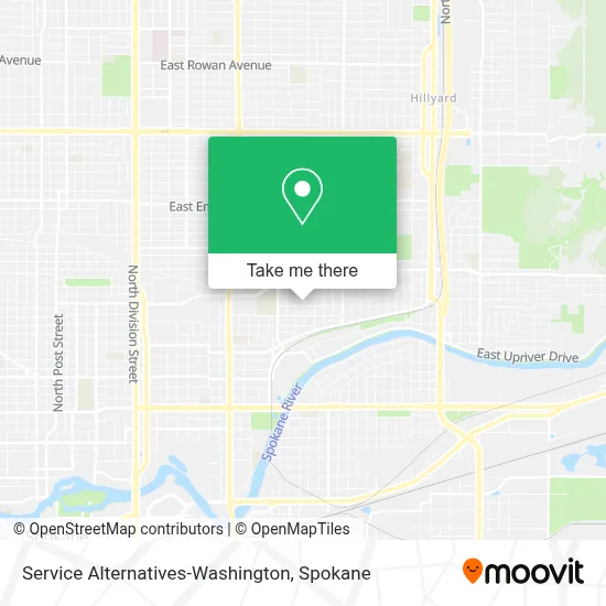 Service Alternatives-Washington map