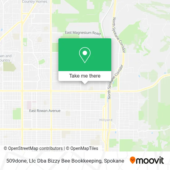 509done, Llc Dba Bizzy Bee Bookkeeping map