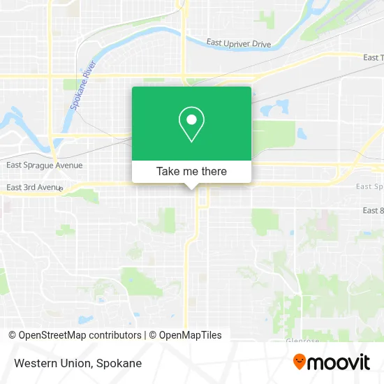 Western Union map