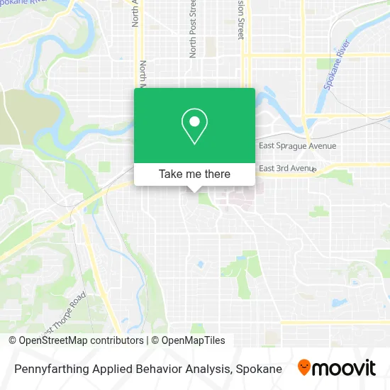 Pennyfarthing Applied Behavior Analysis map