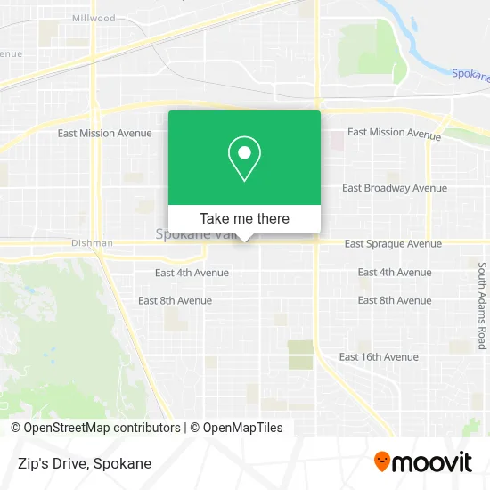 Zip's Drive map