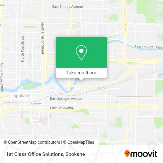 1st Class Office Solutions map