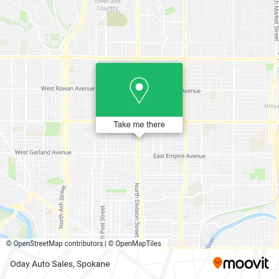 Oday Auto Sales map