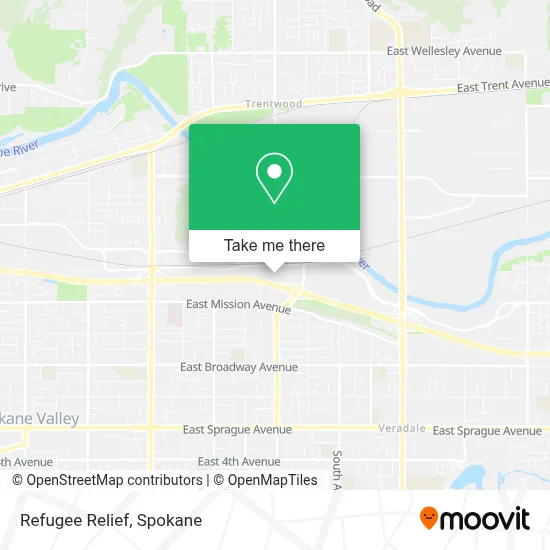 Refugee Relief map