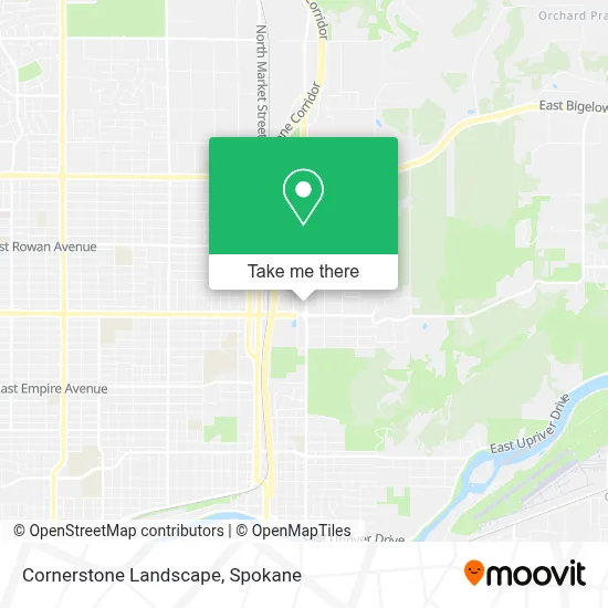 Cornerstone Landscape map