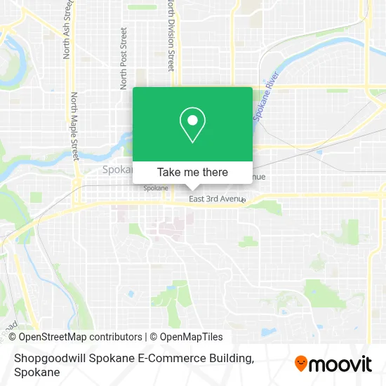 Shopgoodwill Spokane E-Commerce Building map