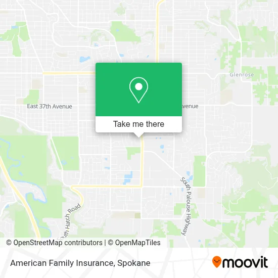 American Family Insurance map