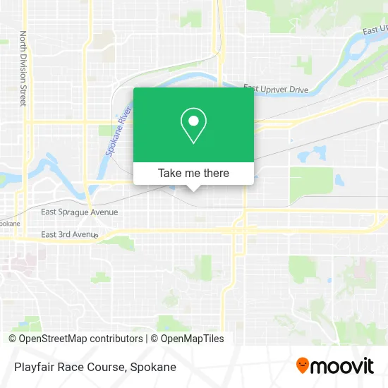 Playfair Race Course map