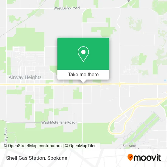 Shell Gas Station map