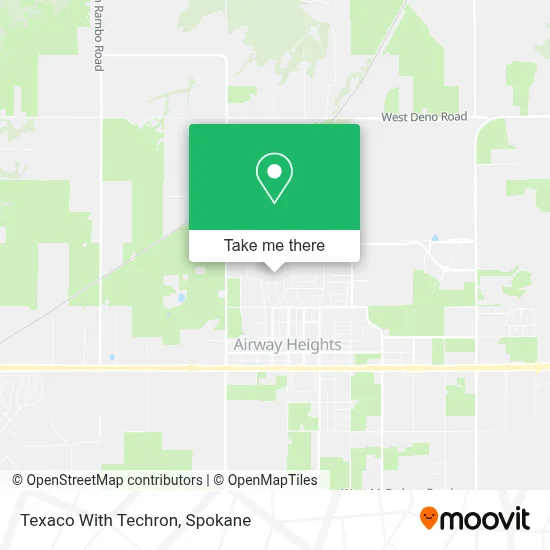 Texaco With Techron map