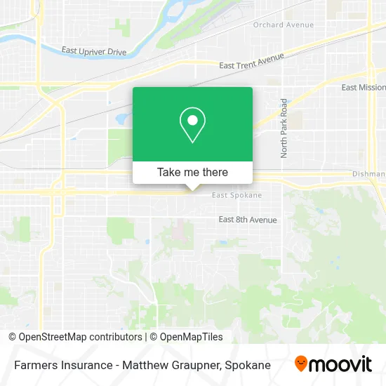 Farmers Insurance - Matthew Graupner map