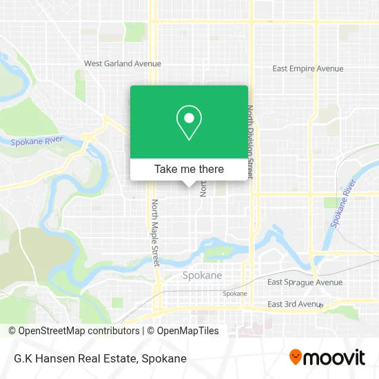 G.K Hansen Real Estate map