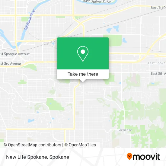 New Life Spokane map