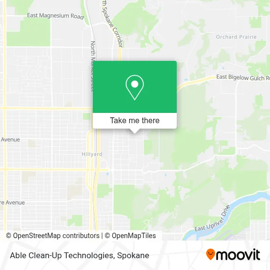 Able Clean-Up Technologies map