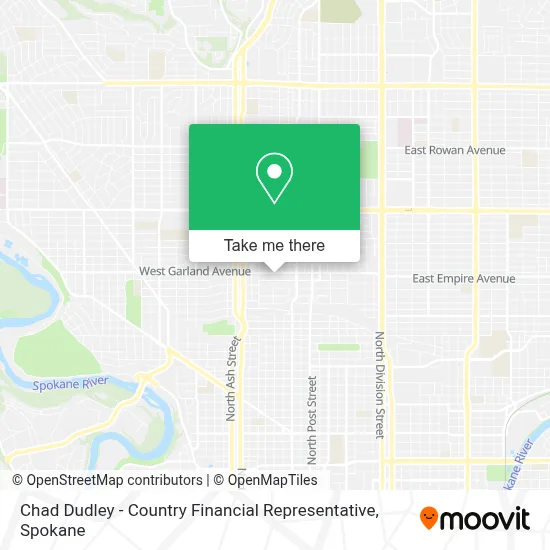 Chad Dudley - Country Financial Representative map