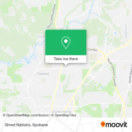 Shred Nations map