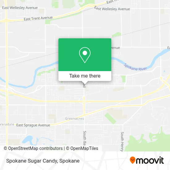 Spokane Sugar Candy map