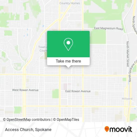 Access Church map