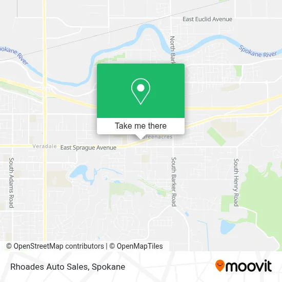 Rhoades Auto Sales map