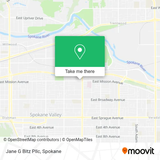 Jane G Bitz Pllc map