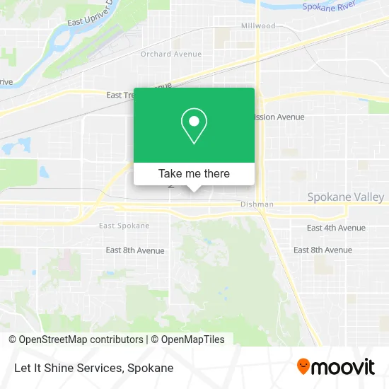 Let It Shine Services map