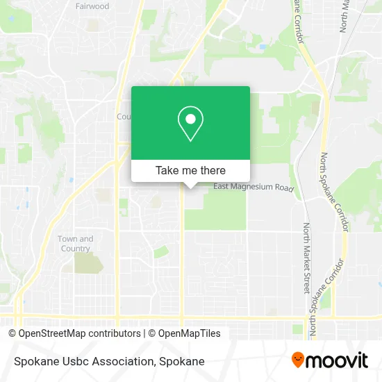 Spokane Usbc Association map
