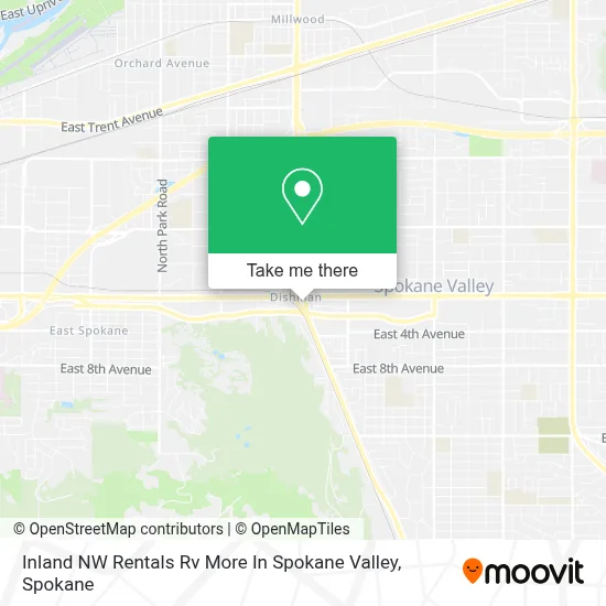 Inland NW Rentals Rv More In Spokane Valley map