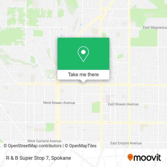 R & B Super Stop 7 map