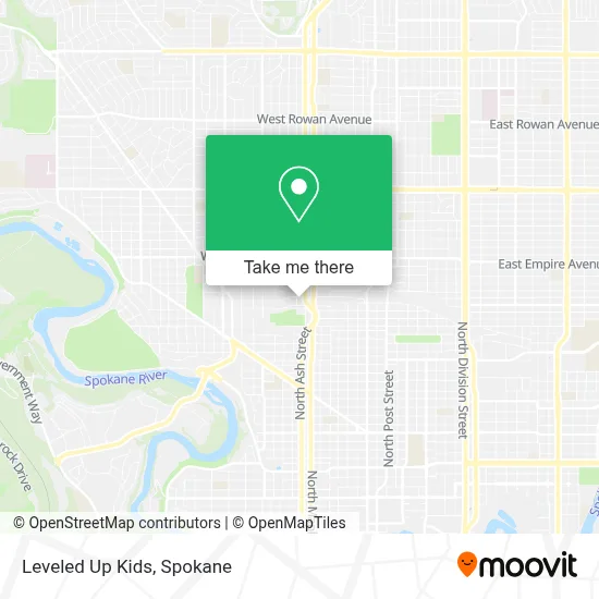 Leveled Up Kids map