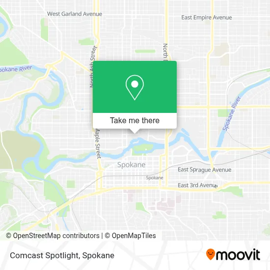 Comcast Spotlight map