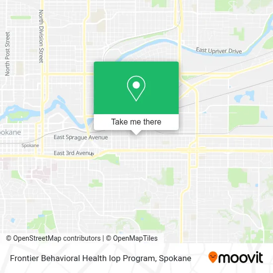 Mapa de Frontier Behavioral Health Iop Program
