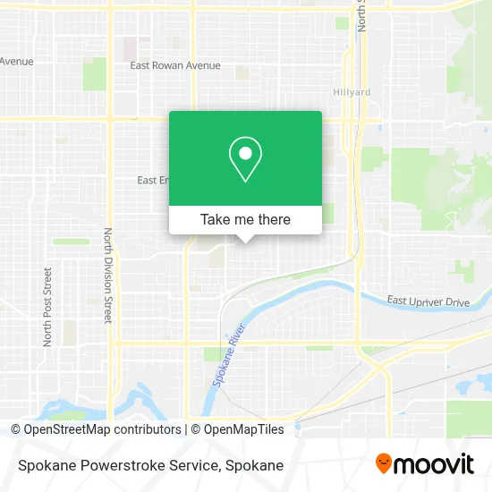 Spokane Powerstroke Service map