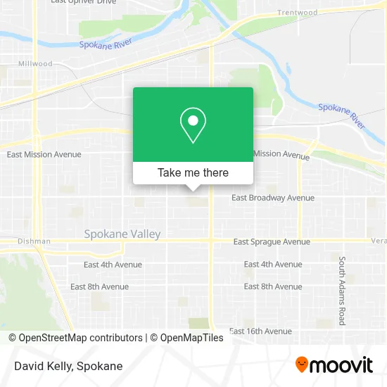 David Kelly map