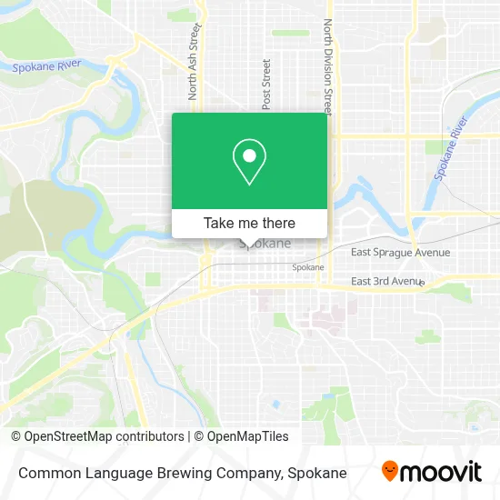 Common Language Brewing Company map