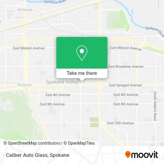Caliber Auto Glass map