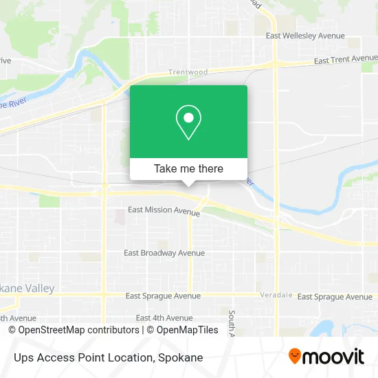 Ups Access Point Location map
