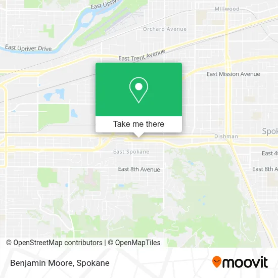 Benjamin Moore map