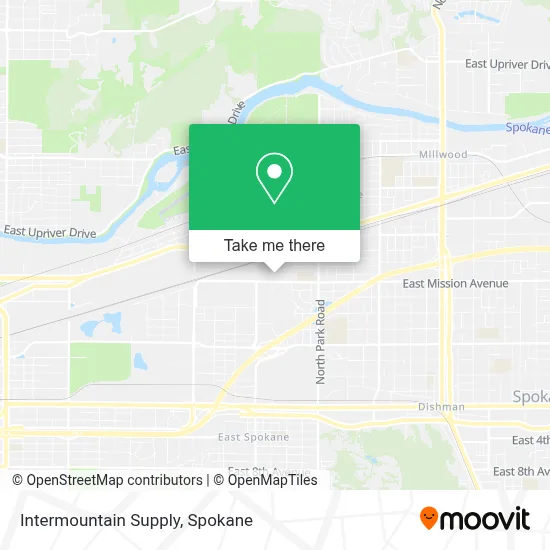 Intermountain Supply map
