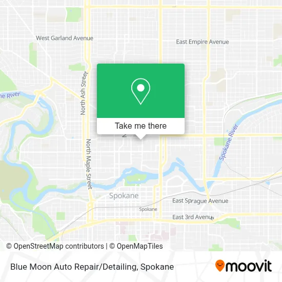 Blue Moon Auto Repair / Detailing map