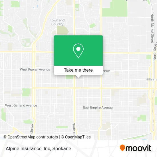 Alpine Insurance, Inc map