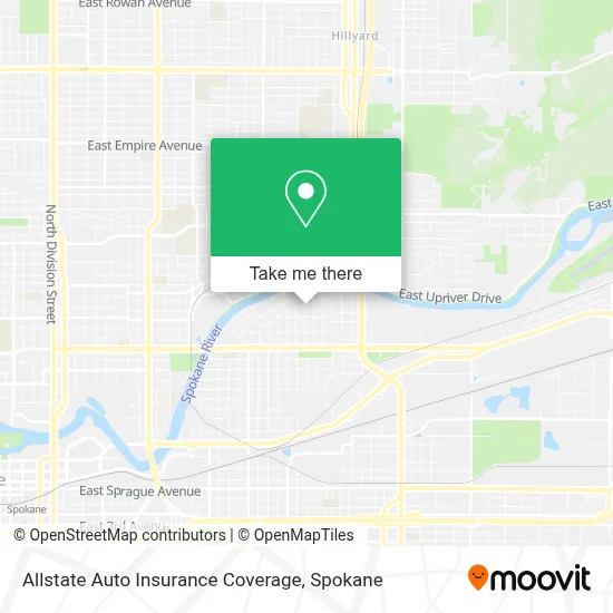 Allstate Auto Insurance Coverage map