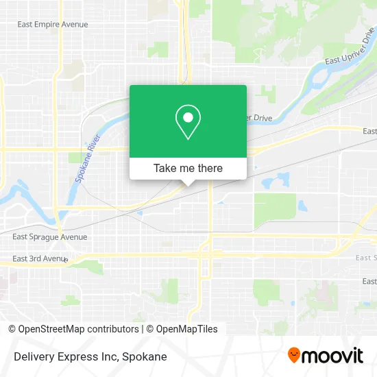 Delivery Express Inc map