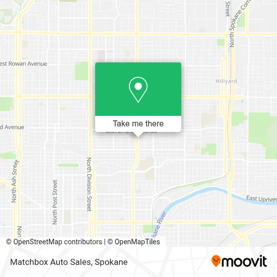 Matchbox Auto Sales map