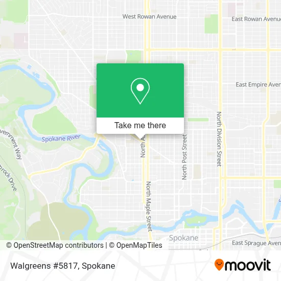 Walgreens #5817 map