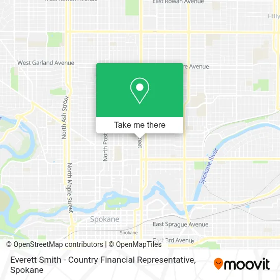 Everett Smith - Country Financial Representative map