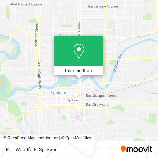 Rod Woodfork map