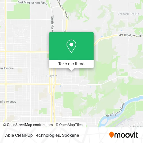 Able Clean-Up Technologies map
