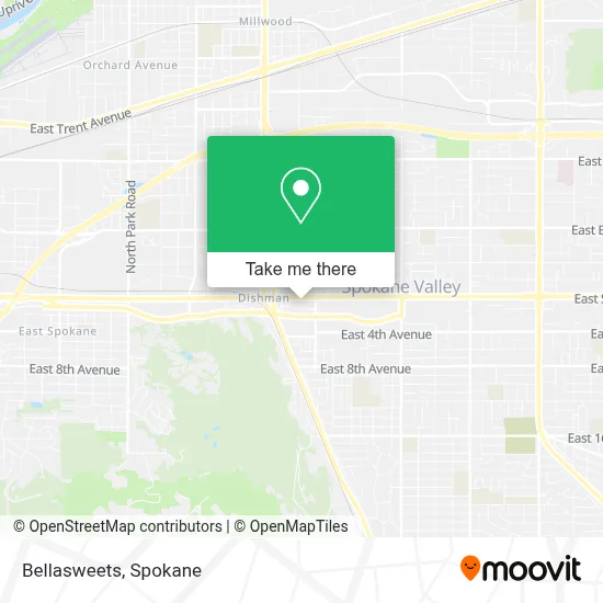 Bellasweets map