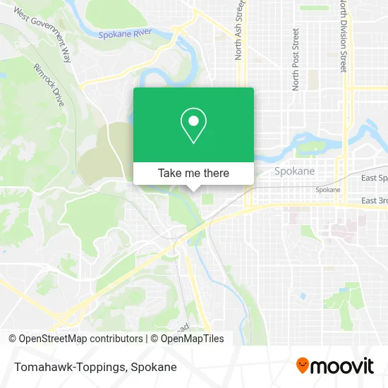 Tomahawk-Toppings map