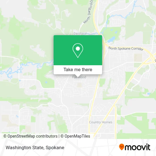 Washington State map